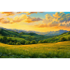 Nature Landscape Illustration Poster