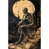Poster Skeleton Illustration
