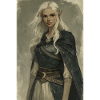 Poster Illustration Elf Woman