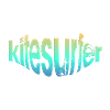 Kitesurfer in writing