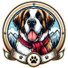 Saint Bernard Dog Logo