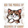 Sarcastic Cat Pose Funny Introvert