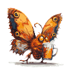 Schmetterling Bier Lustig