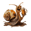 Snail Beer Funny