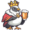 Pigeon Bird Beer Funny
