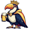 Toucan Bird Beer Funny