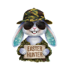 Joyeux chasseur de Pâques