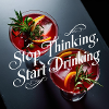 Cocktails with humorous text