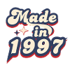 Made in 1997 Retro