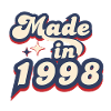 Made in 1998 retro