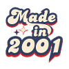 Made in 2001 retro