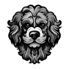 Poodle Dog Head