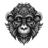 Monkey Portrait