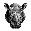 Rhino Portrait