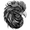 Portrait de coq