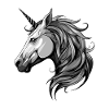 Einhorn Portrait
