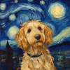 Goldendoodle Golden Doodle Van Gogh