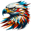 Majestic eagle head!