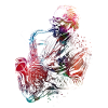 Saxophone music art