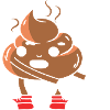 Funny poop pile dancing