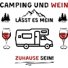 Camping and Wine - Saying