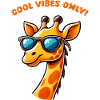 Girafe Bande Dessinée Cool
