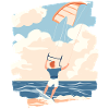 Kitesurfeurs