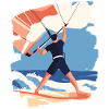kitesurfeurs