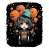 Imaginative boy with magic balloons