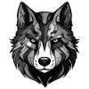 Husky Dog Portrait