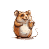 Hamster Bier Lustig