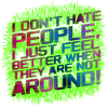 I don't hate people