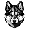 Akita Dog Head