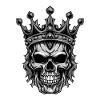 Skull King Crown