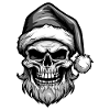 Santa Claus Skull