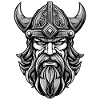 Viking Head Warrior