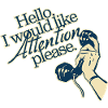 Hello, I Need Attention – Retro Statement