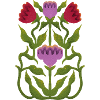 Artful floral ornaments