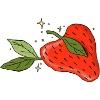 Heart Strawberry
