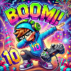 Boom Neon Gamer Celebration