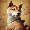 Shiba inu beautiful Japanese style