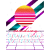 Turbo Vibes Neon Sunset