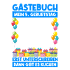 5th Birthday Guestbook Birthday Gift