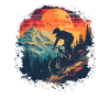 Mountainbiking Synthwave