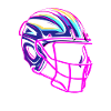 Lacrosse Helmet Synthwave