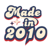 Made in 2010 retro