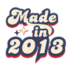 Made in 2013 retro