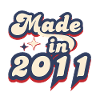 Made in 2011 retro