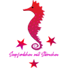 rotes Seepferd mit Sternchen