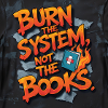Fiery Graffiti Protest